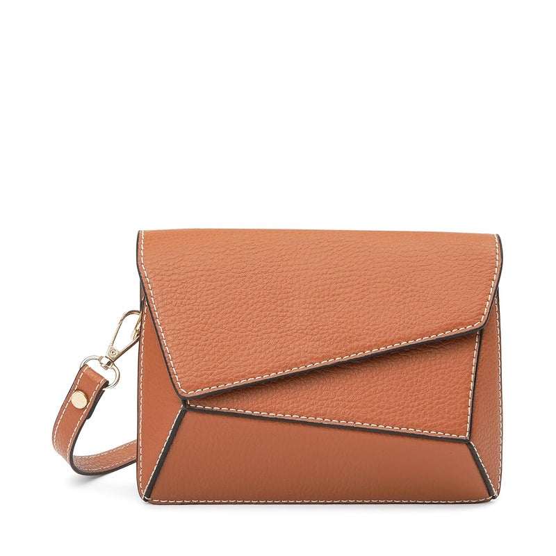 KLEIO Vegan Bold Geometric Clutch Sling Bag for Women/Girls - Image 1